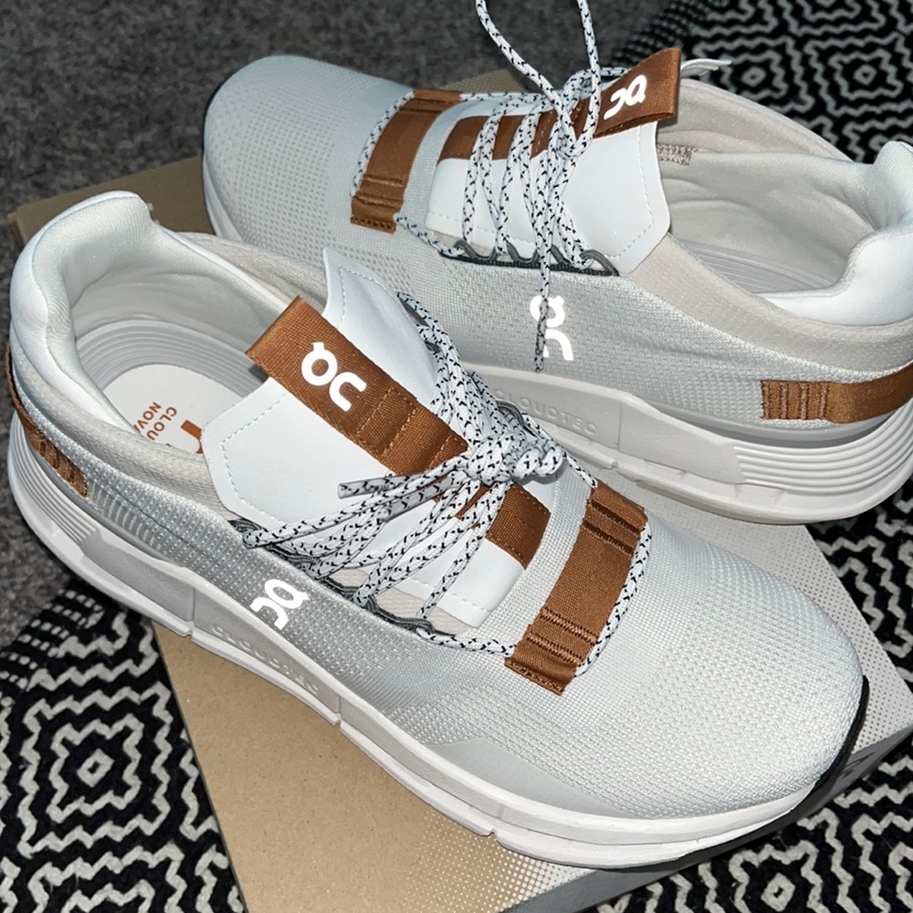 On Cloudnova shoes white pearl